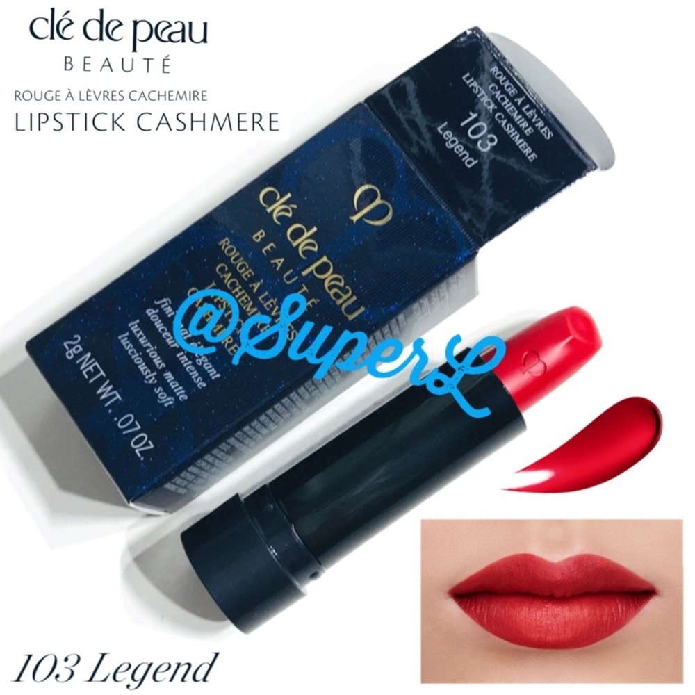 2/$20 NEW CDP CLE DE PEAU BEAUTE Lipstick Cashmere 103 Legend Red Lip